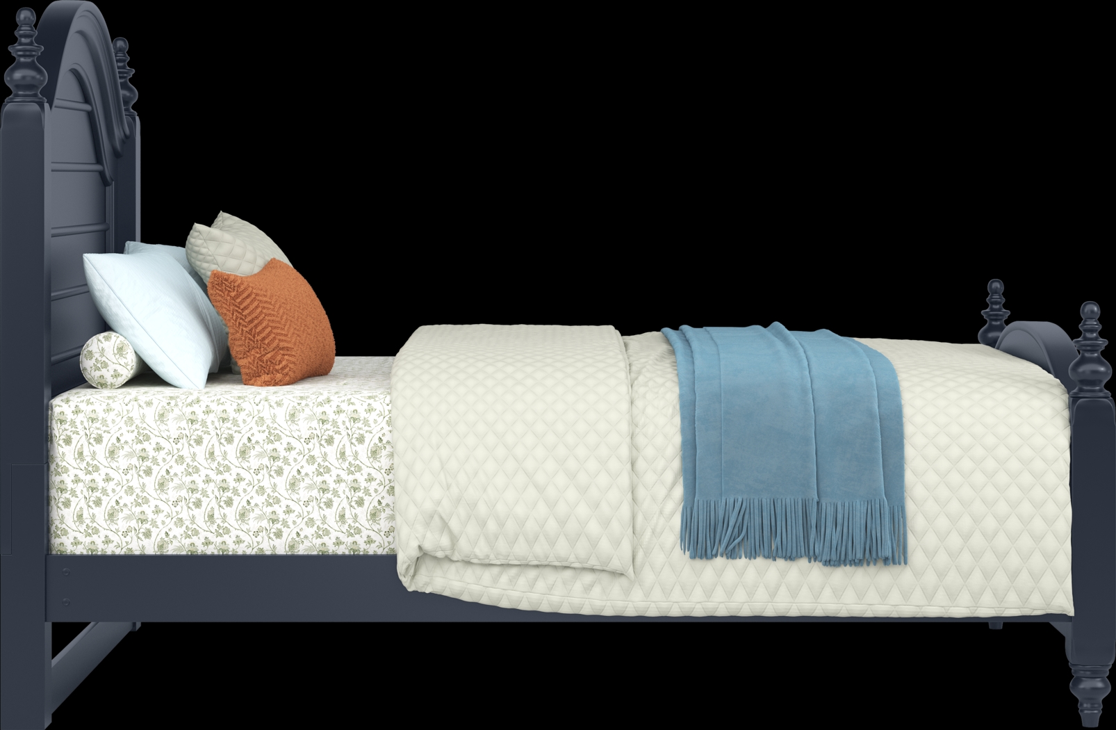 Kids San Simeon Blue Full Poster Bed - Thumbnail - Image 3