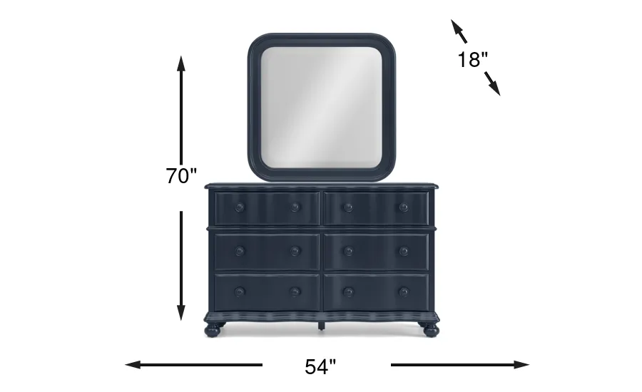 Dimension Image. Please refer to the Dimension Tab on this page for dimension details.