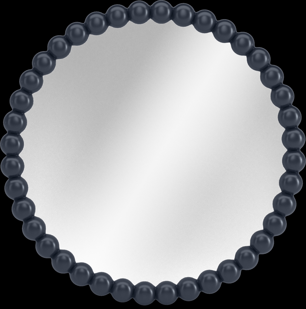 Kids San Simeon Blue Round Mirror - Thumbnail - Image 1