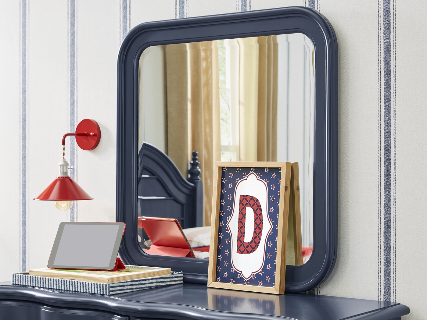 Kids San Simeon Blue Square Mirror - Thumbnail - Image 3