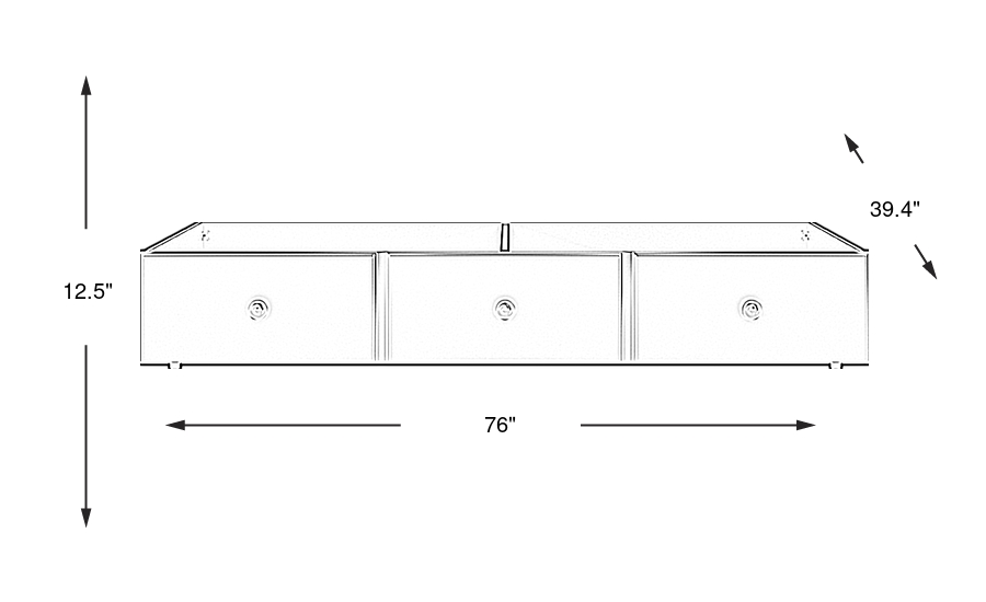 Dimension Image. Please refer to the Dimension Tab on this page for dimension details.