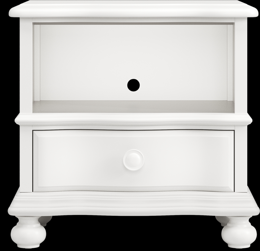 Kids San Simeon White Nightstand - Thumbnail - Image 1