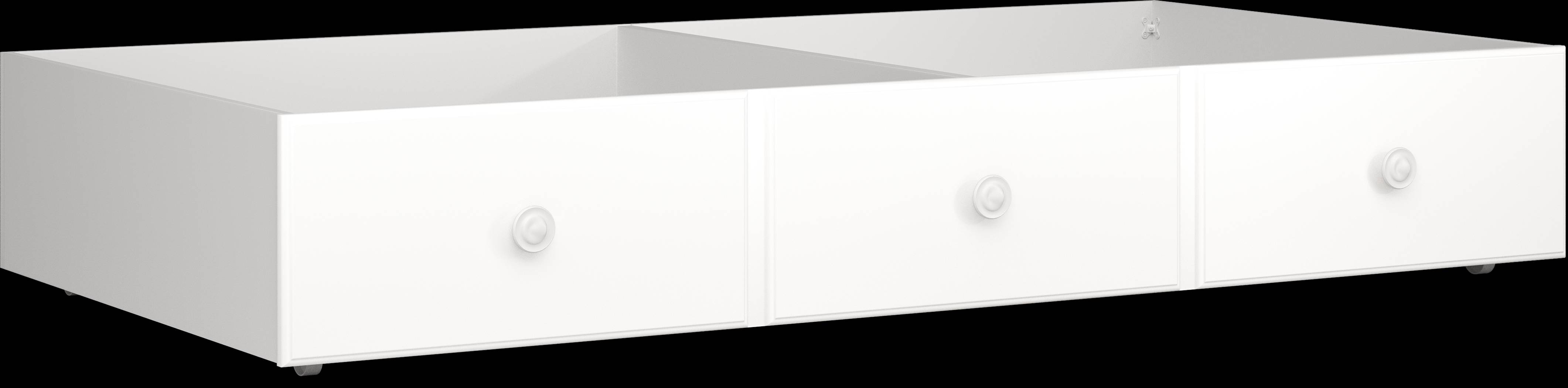 Kids San Simeon White Twin Storage Trundle - Thumbnail - Image 2