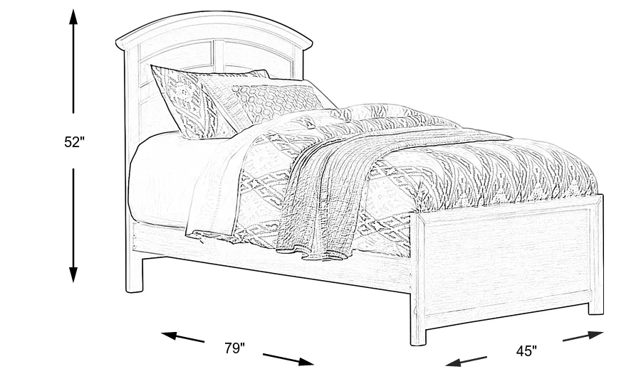 Dimension Image. Please refer to the Dimension Tab on this page for dimension details.