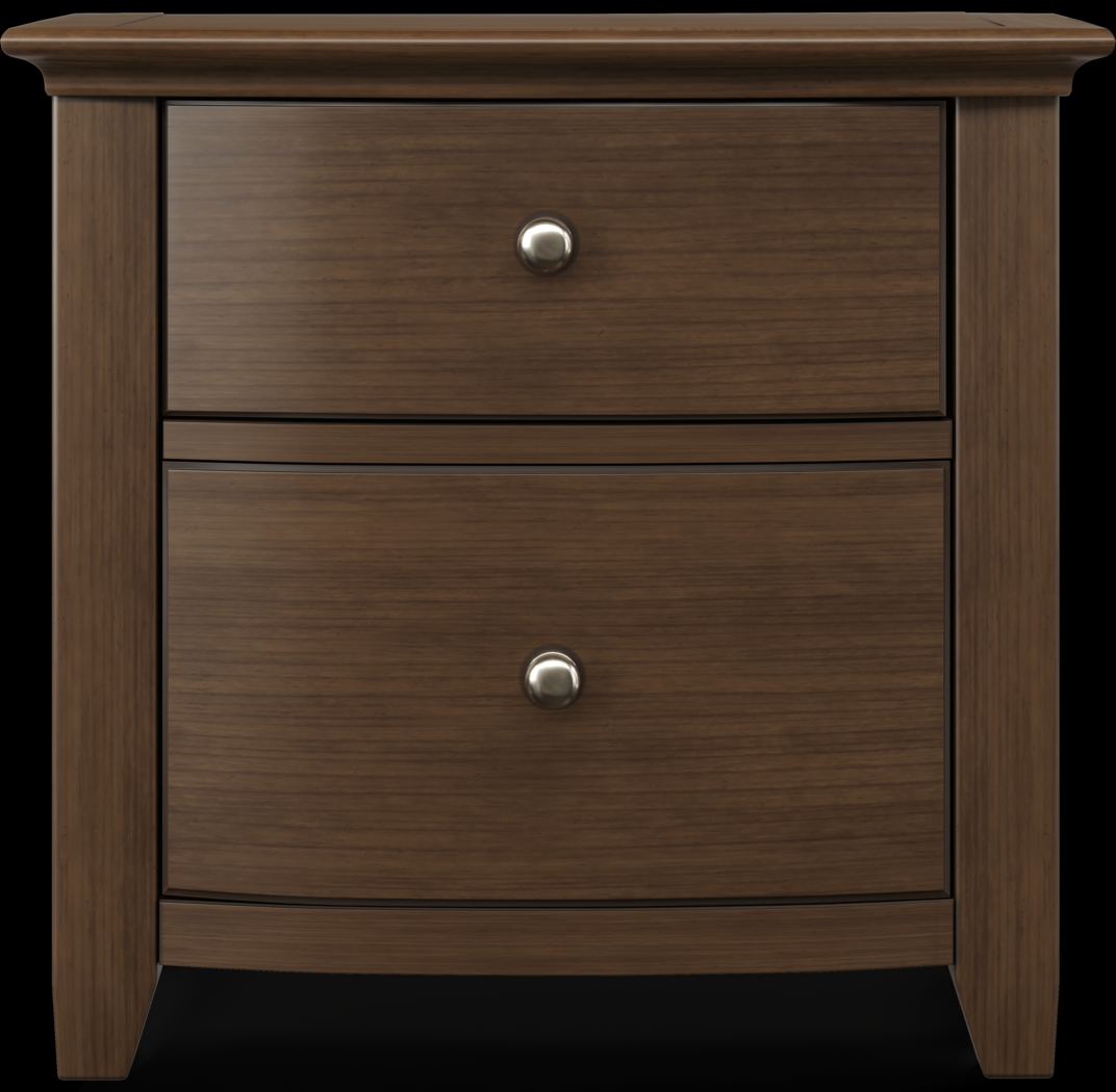 Kids Santa Cruz Brown Cherry Nightstand - Thumbnail - Image 1