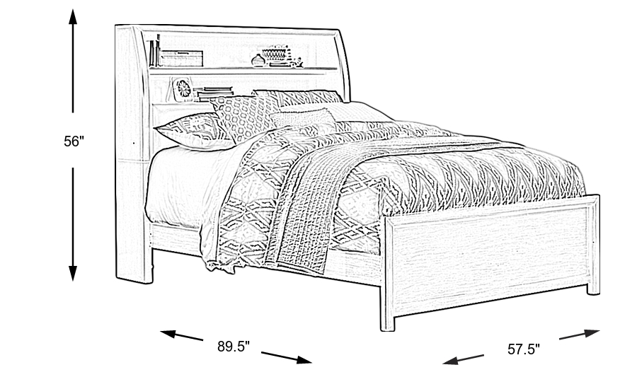 Dimension Image. Please refer to the Dimension Tab on this page for dimension details.