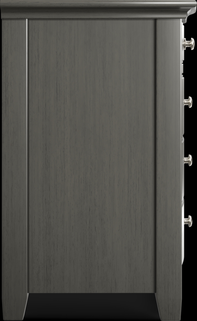 Kids Santa Cruz Gray 5 Pc Twin Panel Bedroom - Thumbnail - Image 8