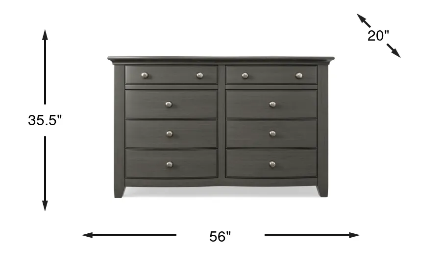 Santa Cruz Gray Dresser | Rooms to Go