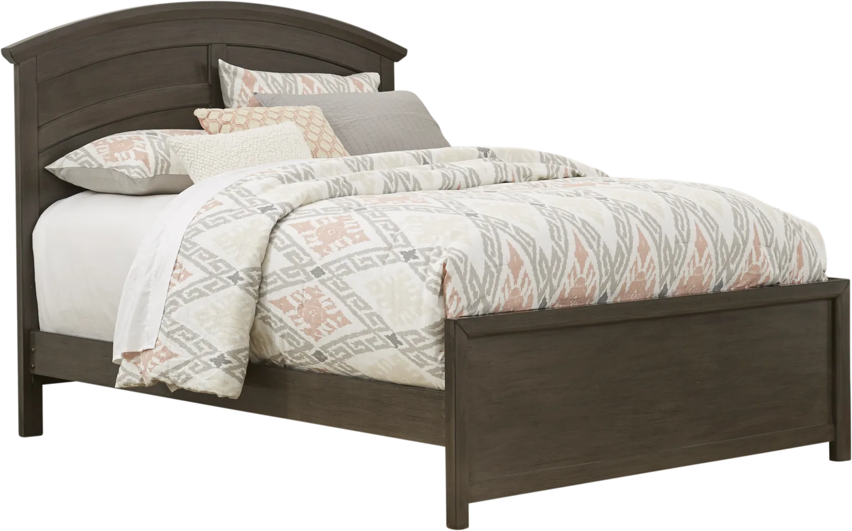 Kids Santa Cruz Gray Full Panel Bed - Thumbnail - Image 1