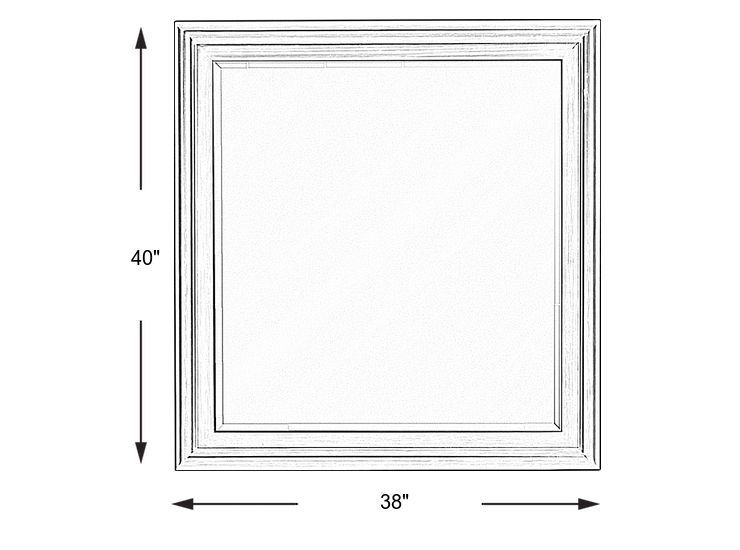 Dimension Image. Please refer to the Dimension Tab on this page for dimension details.