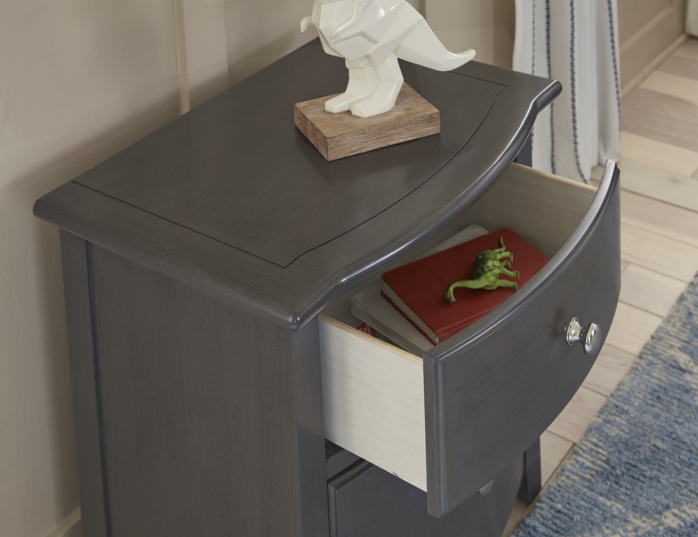 Kids Santa Cruz Gray Twin Panel Bedroom - Thumbnail - Image 8