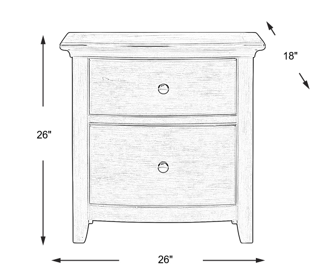 Dimension Image. Please refer to the Dimension Tab on this page for dimension details.