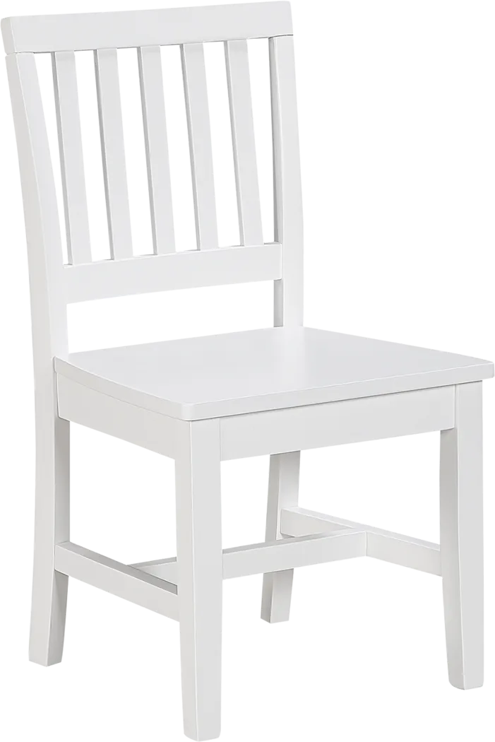 Kids Schoolhouse White Chair - Image 1
