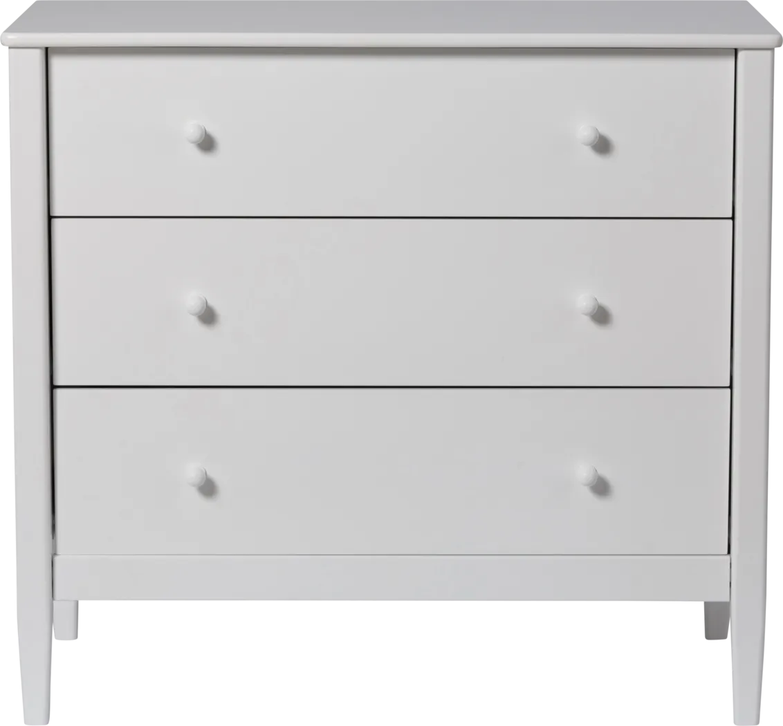 Kids Scola White 3 Drawer Dresser - Thumbnail - Image 6