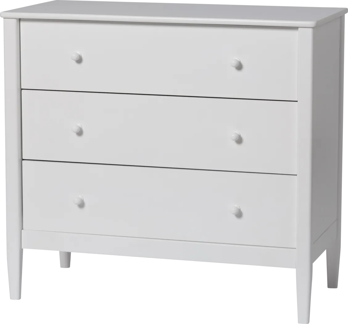 Kids Scola White 3 Drawer Dresser - Thumbnail - Image 7