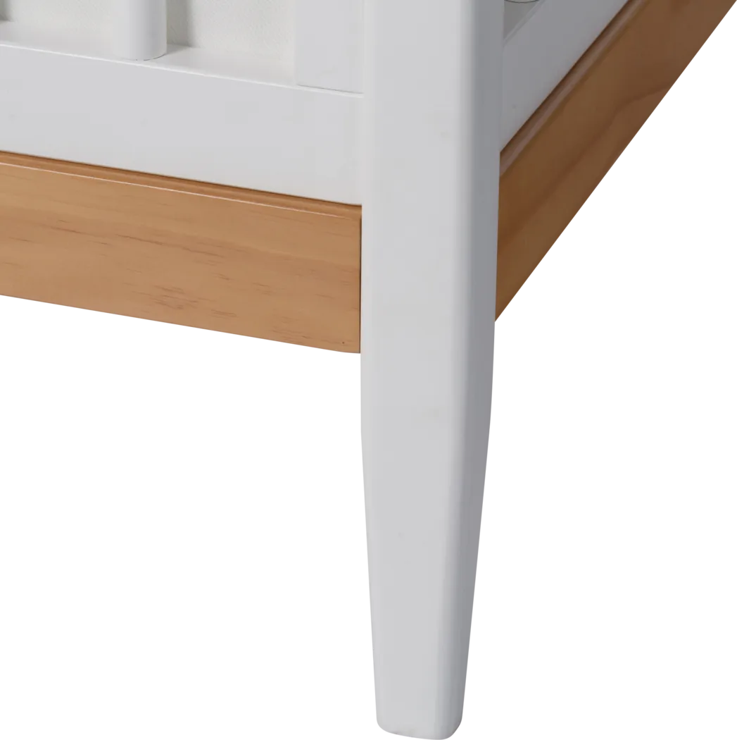 Kids Scola White/Natural Convertible Crib - Thumbnail - Image 11