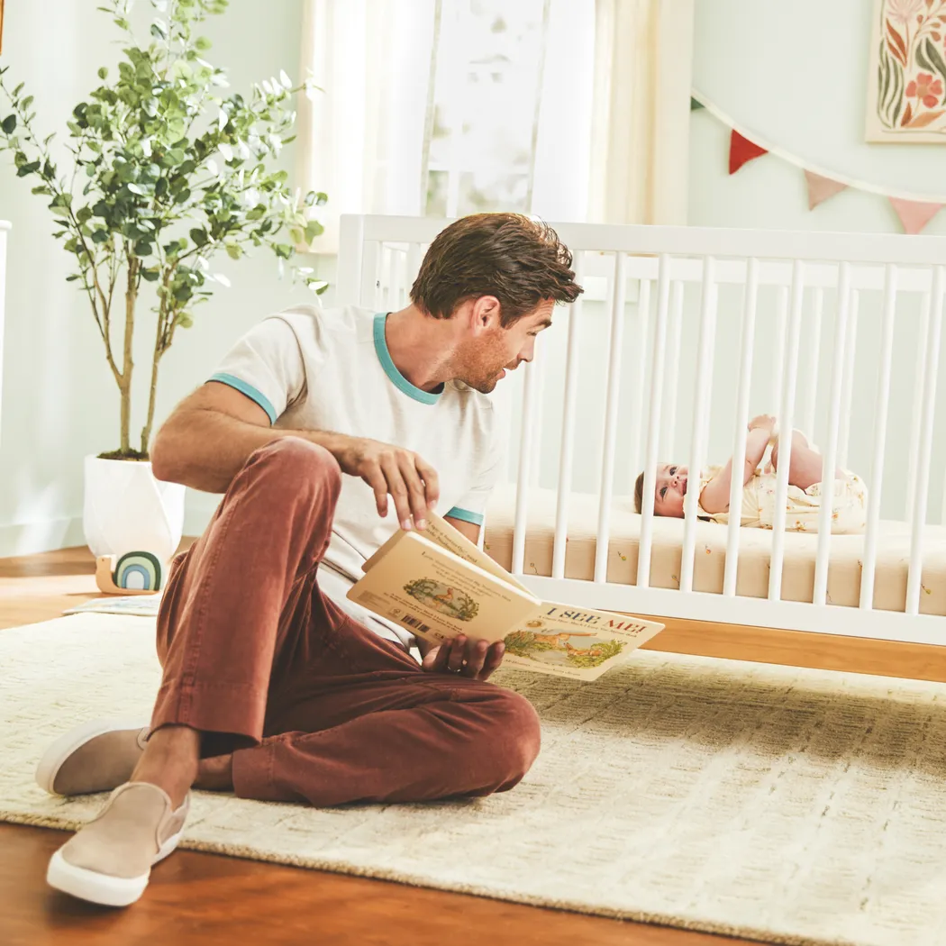 Kids Scola White/Natural Convertible Crib - Thumbnail - Image 4