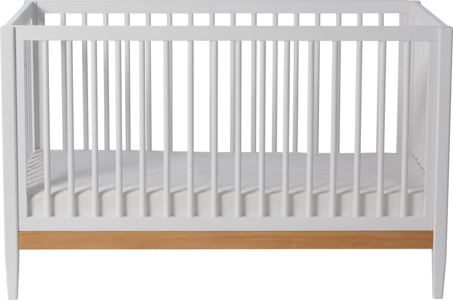 Kids Scola White/Natural Convertible Crib - Thumbnail - Image 10