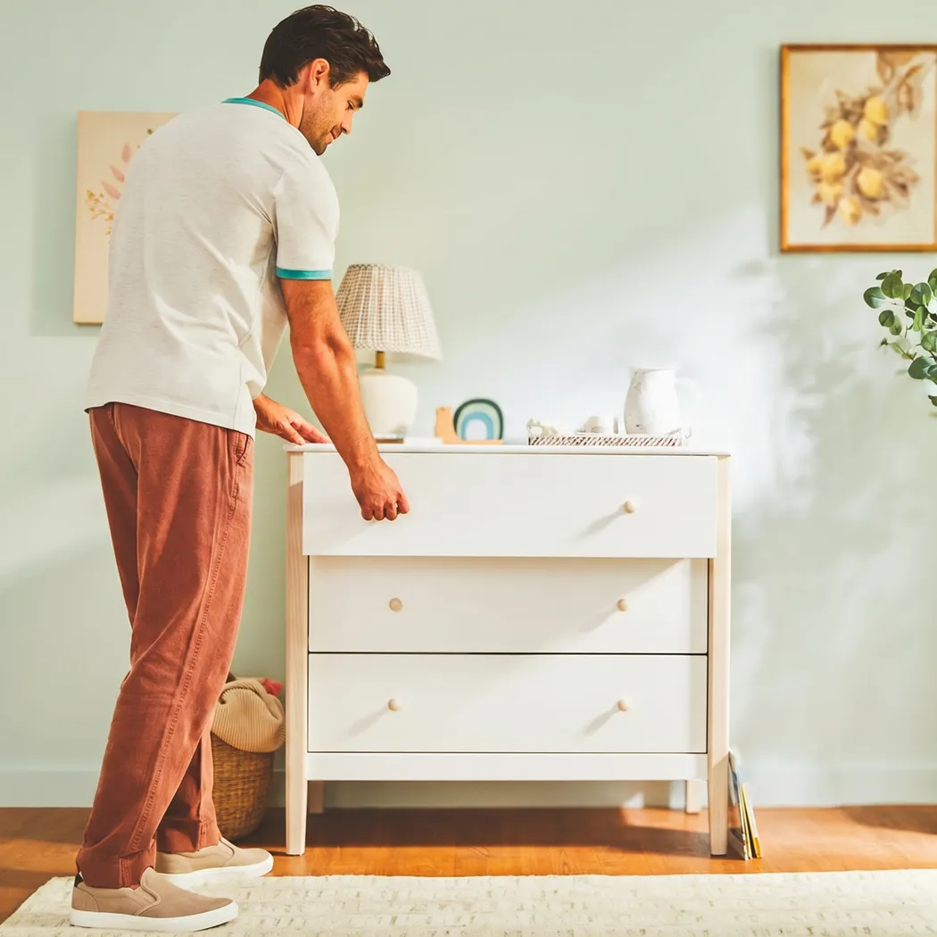 Kids Scola White/Washed 3 Drawer Dresser - Thumbnail - Image 8