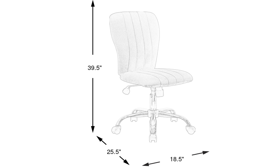 Dimension Image. Please refer to the Dimension Tab on this page for dimension details.