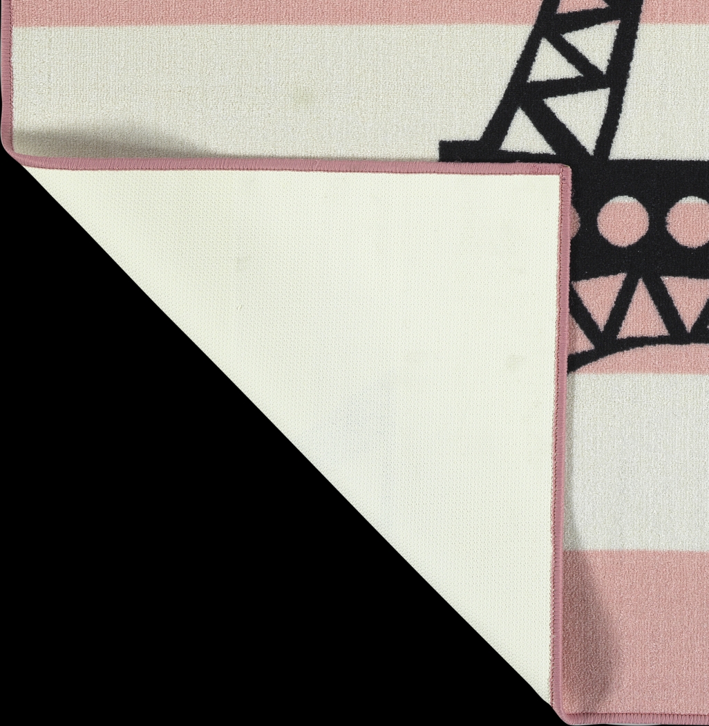 Kids Shedaker Pink 5' x 7' Rug - Thumbnail - Image 4