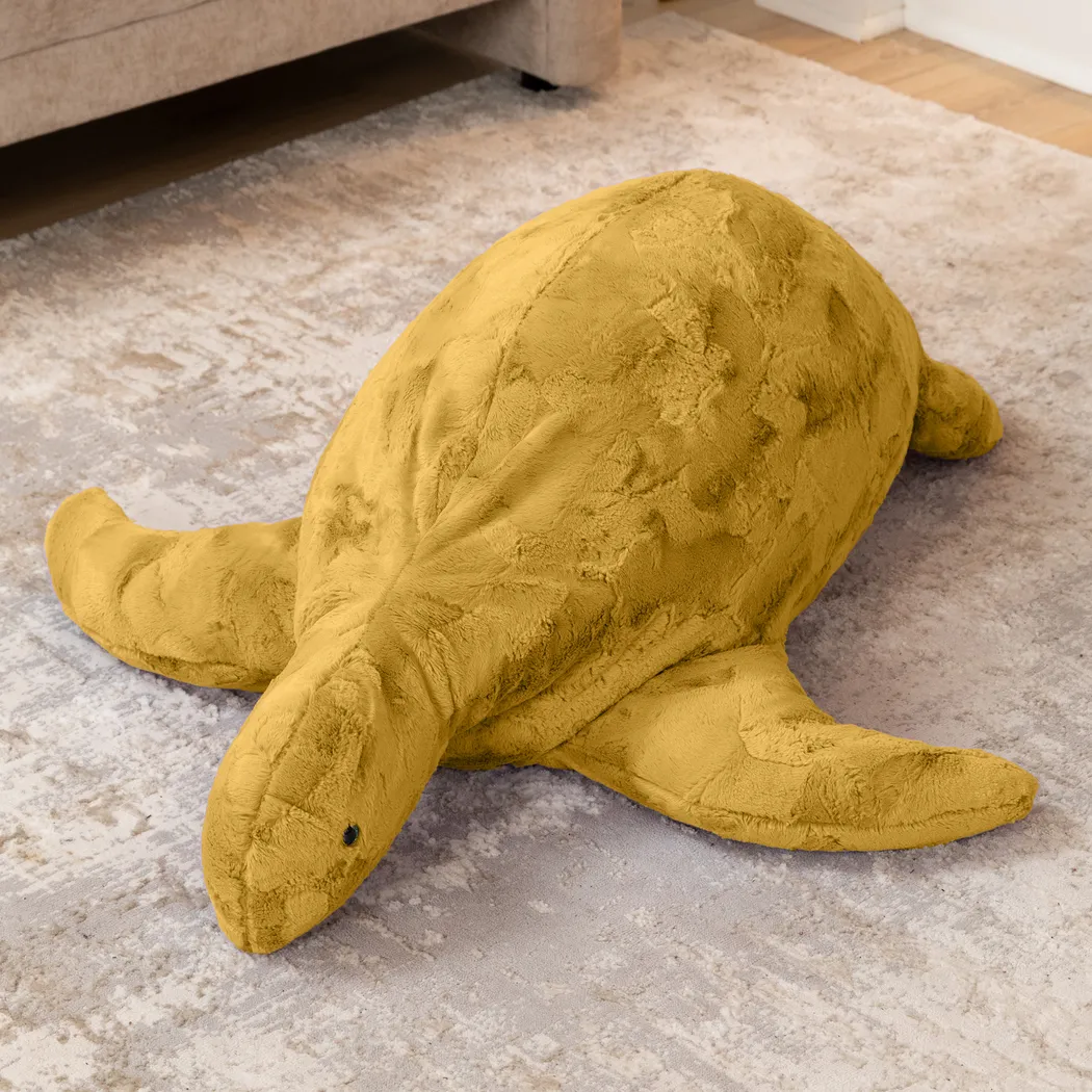 Kids Shelly the Turtle Gold Bean Bag - Thumbnail - Image 2