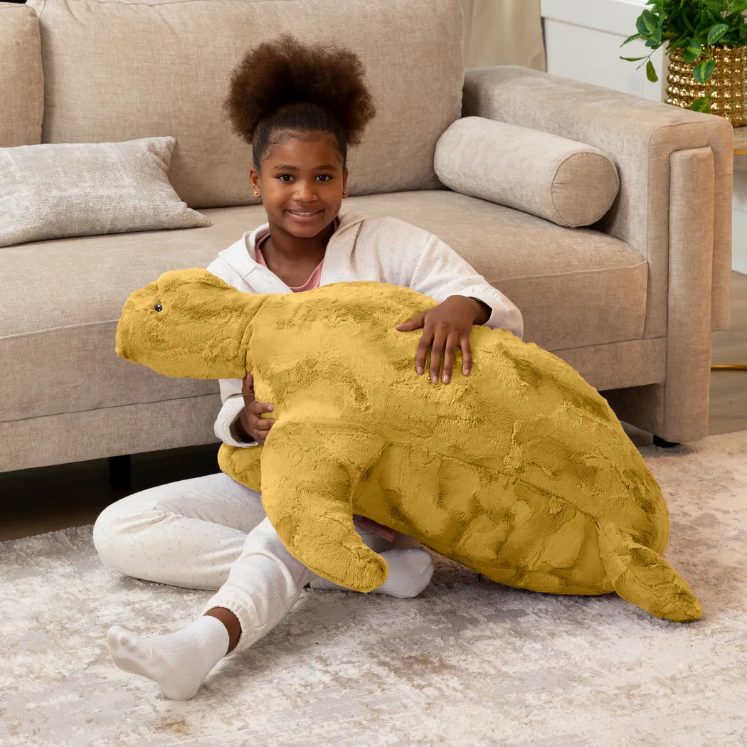 Kids Shelly the Turtle Gold Bean Bag - Thumbnail - Image 4