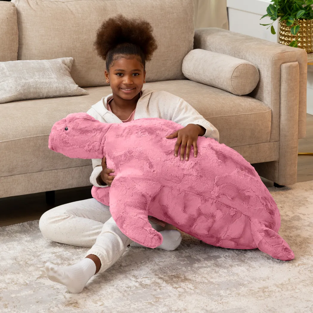 Kids Shelly the Turtle Pink Bean Bag - Thumbnail - Image 4