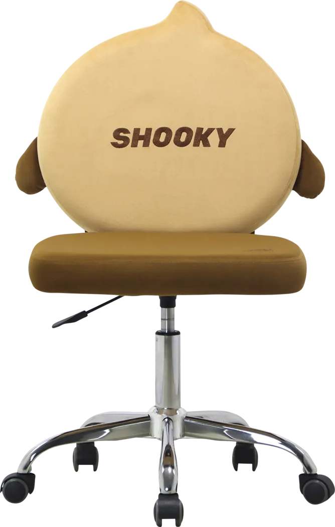 Kids Shooky Brown Swivel Vanity Chair - Thumbnail - Image 2