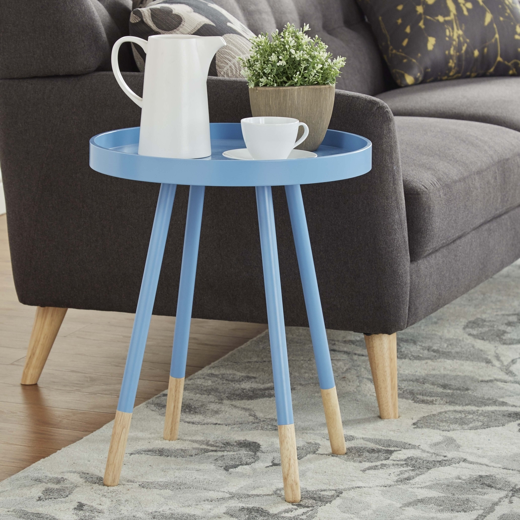 Sibley Lane Blue Accent Table - Thumbnail - Image 2