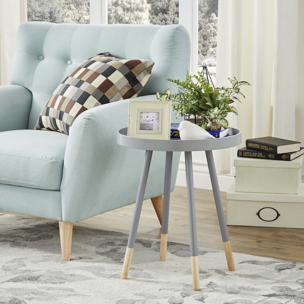 Sibley Lane Gray Accent Table - Thumbnail - Image 2