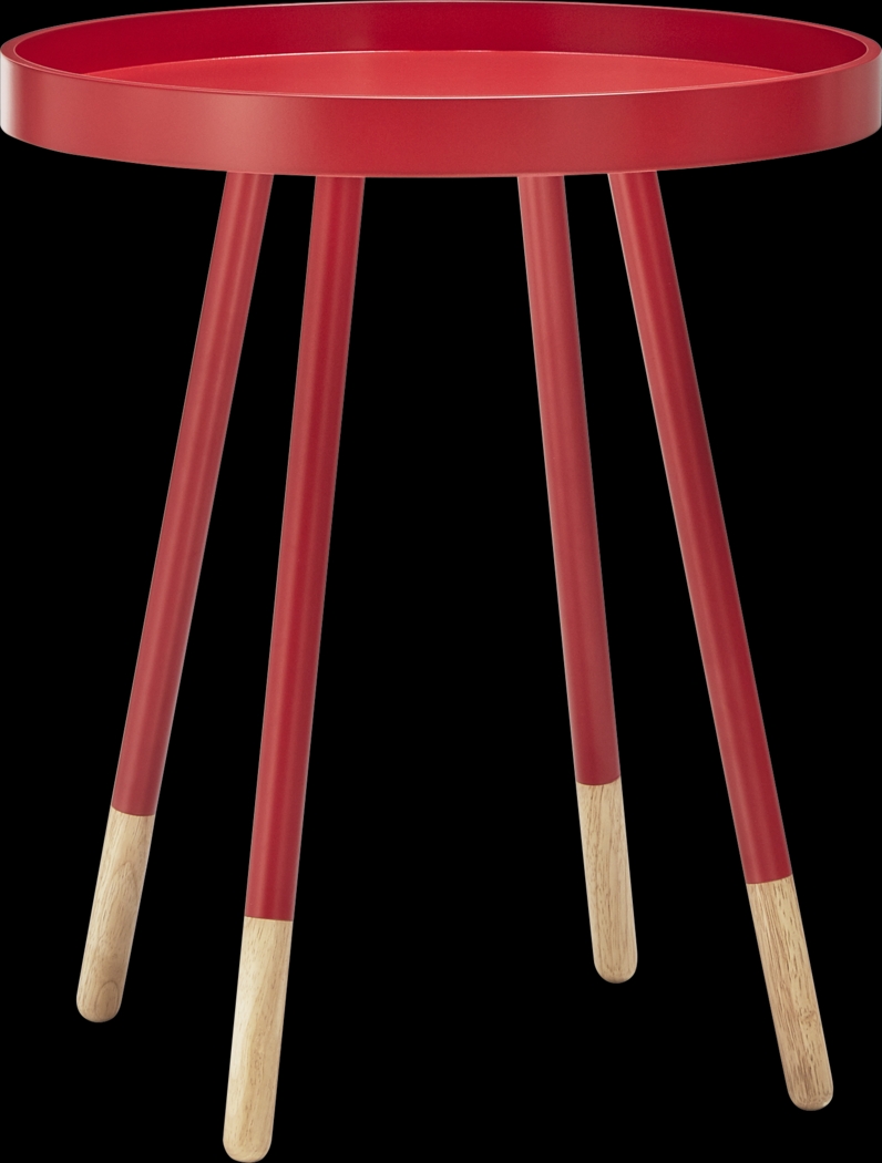Sibley Lane Red Accent Table - Thumbnail - Image 1