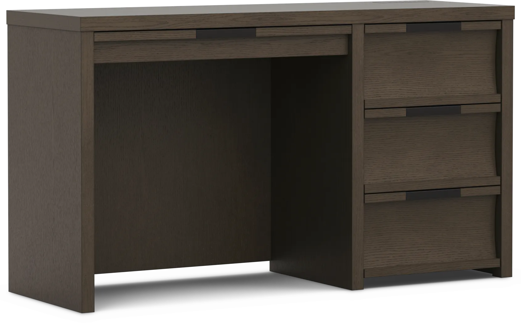 Kids Sierra Summit Brown Oak Desk - Image 2
