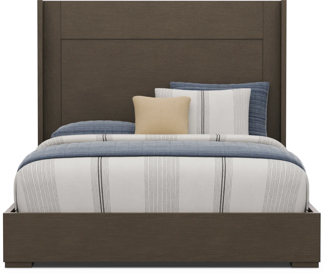 Kids Sierra Summit Brown Oak Twin Panel Bedroom with Tech Console - Image 3