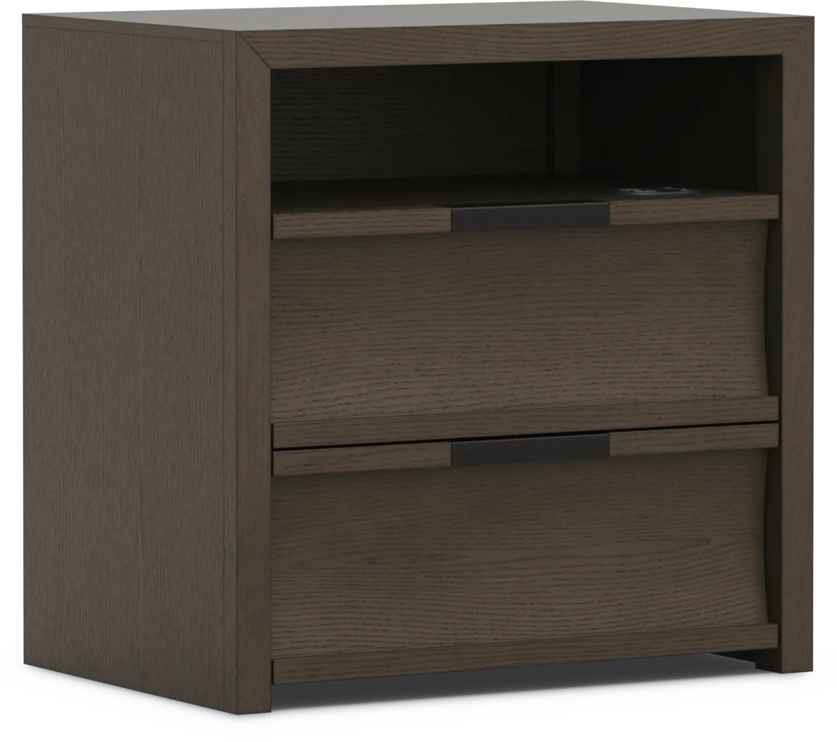 Kids Sierra Summit Brown Oak Nightstand - Thumbnail - Image 2