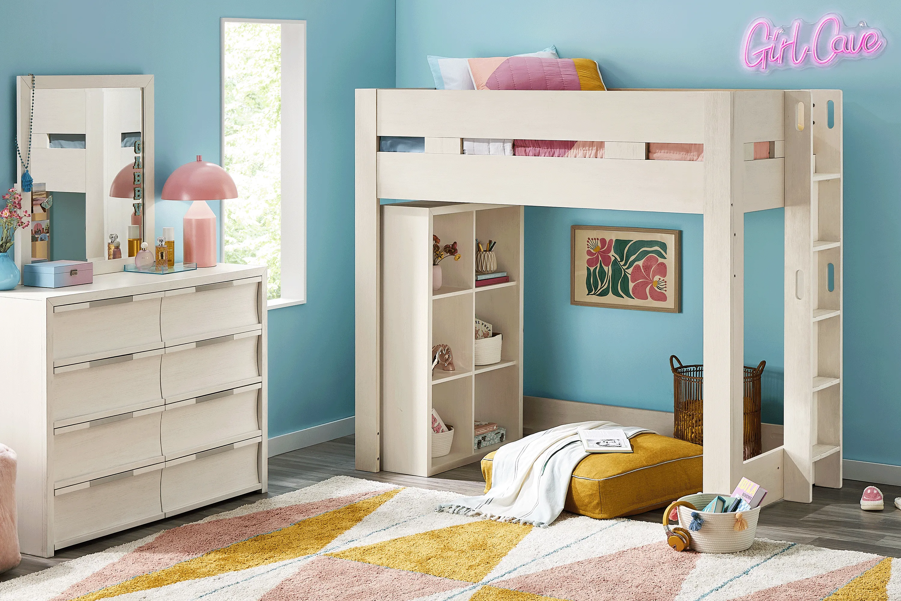 Kids Sierra Summit Linen Twin Loft Bed - Thumbnail - Image 3
