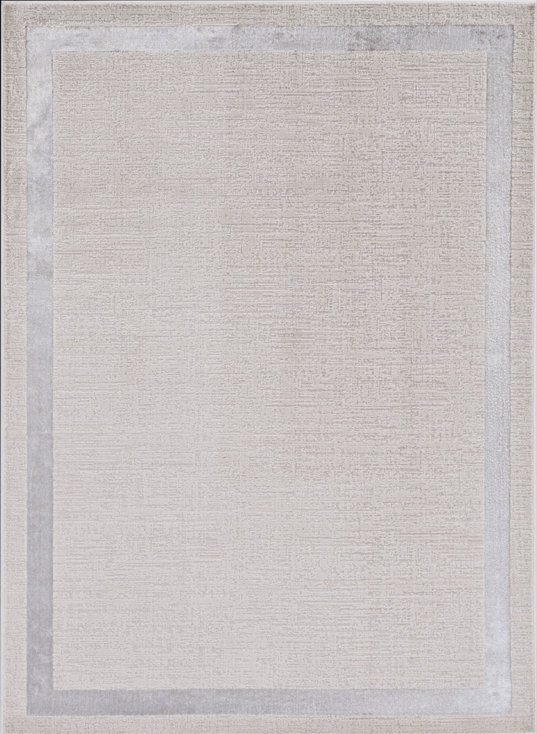 Kids Silver Soft Gray 3'3" x 4'11" Rug - Thumbnail - Image 1