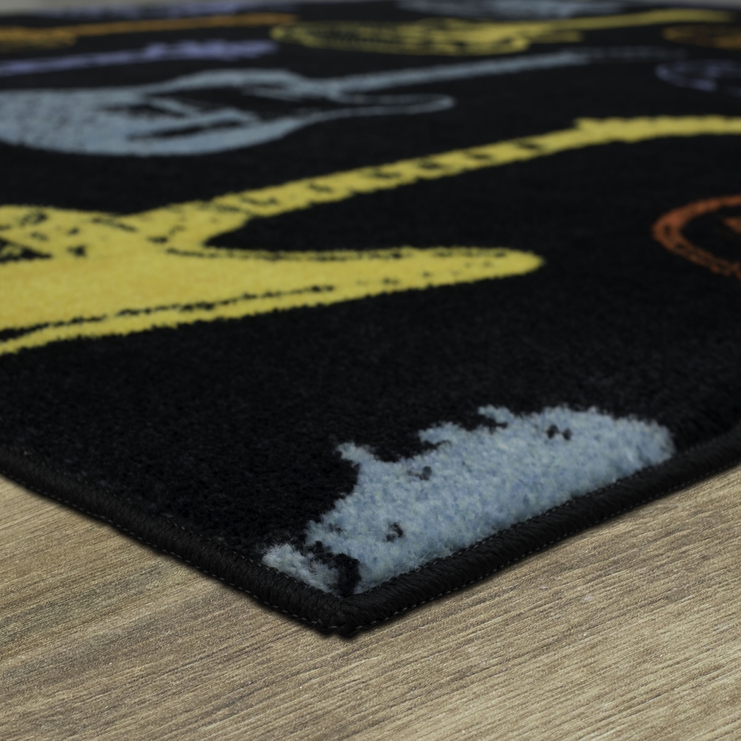 Kids Six String Yellow 3' x 5' Rug - Thumbnail - Image 2