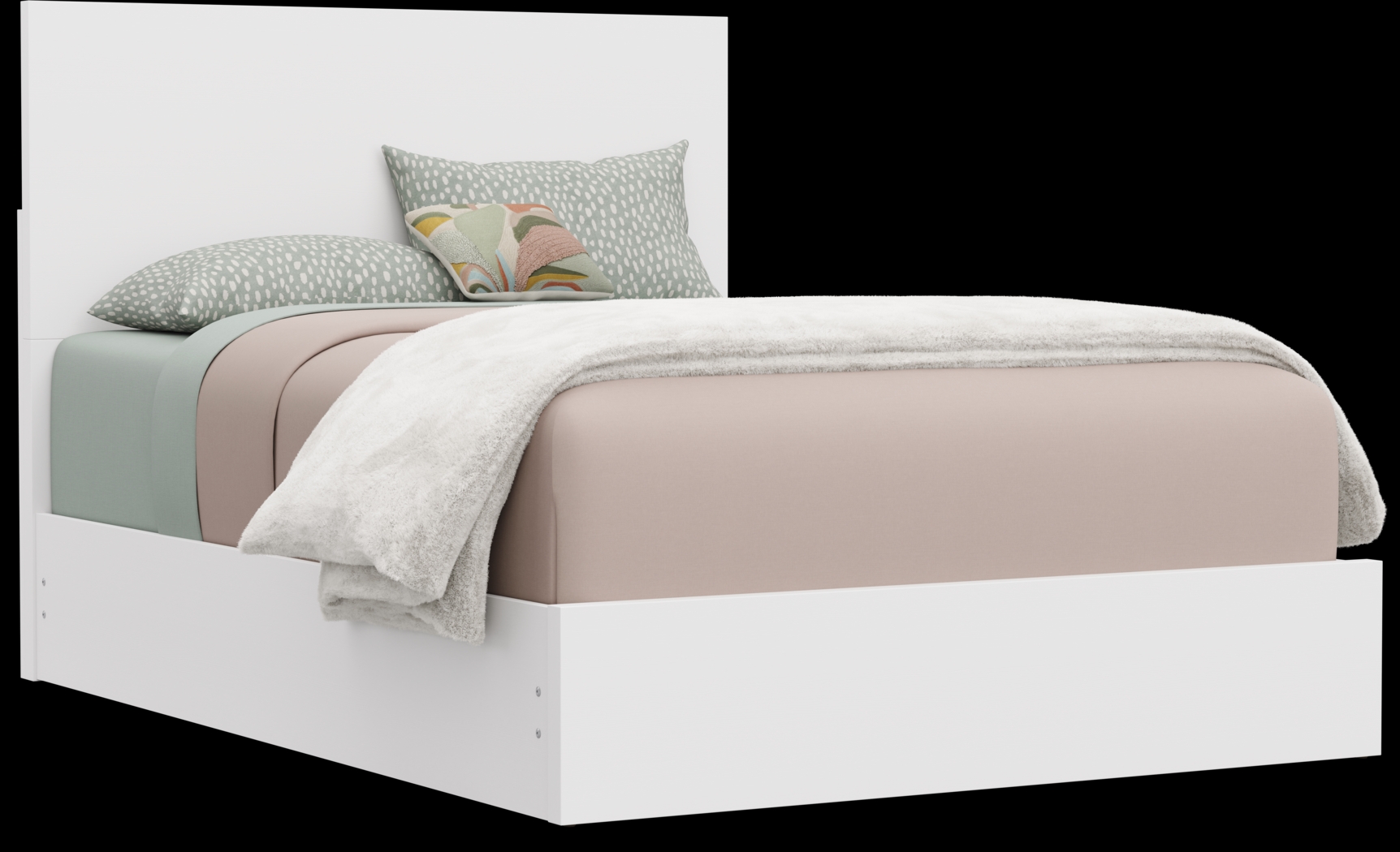 Kids Skye White Full Panel Bedroom - Thumbnail - Image 2