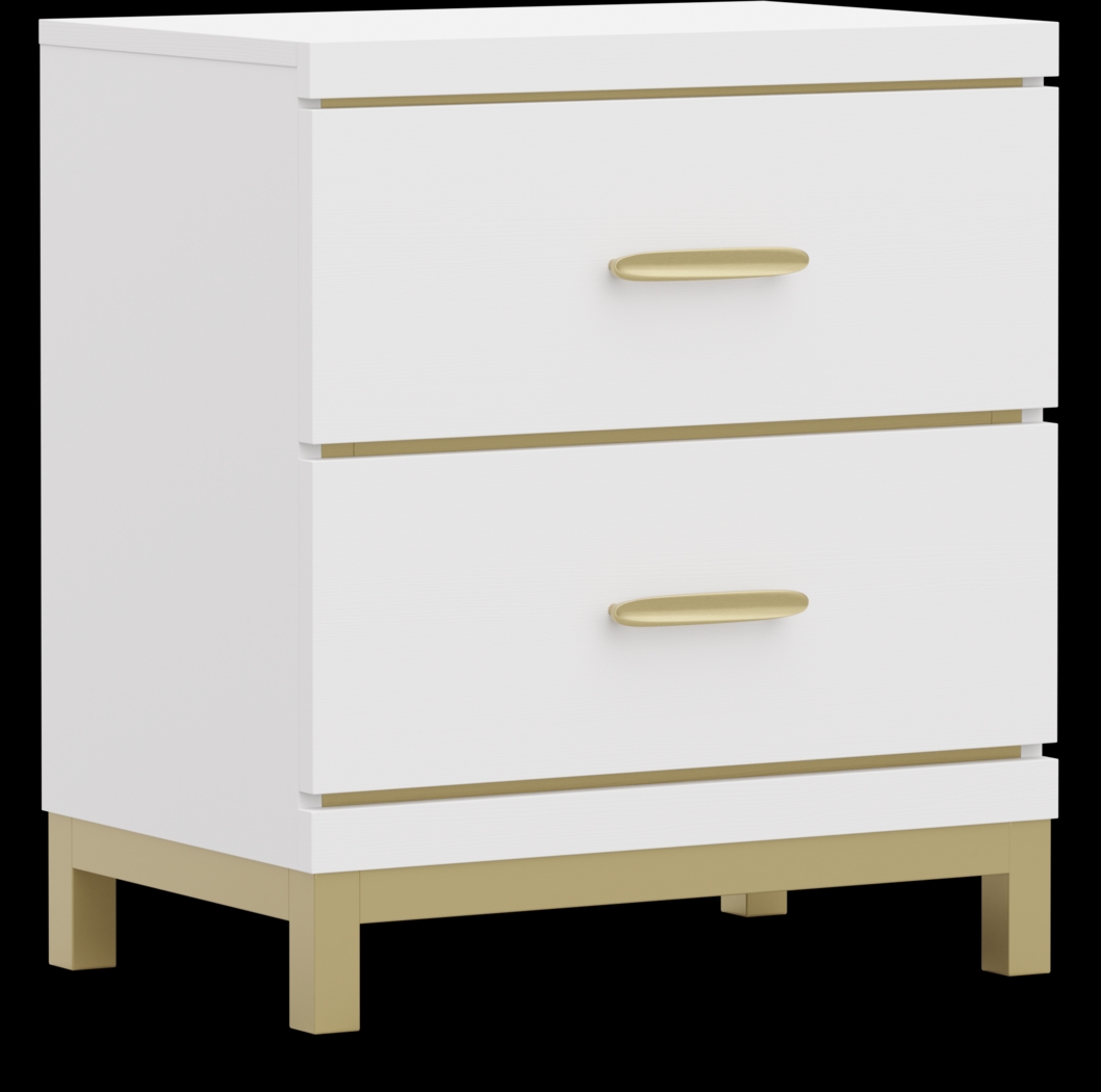 Kids Skye White Nightstand - Thumbnail - Image 2