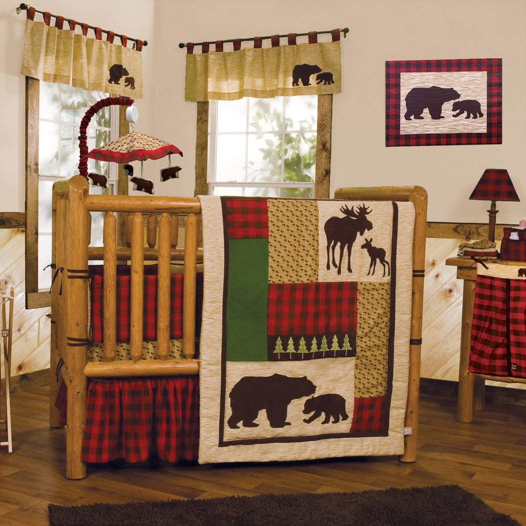 Kids Slumbering Bear Red Artwork - Thumbnail - Image 2