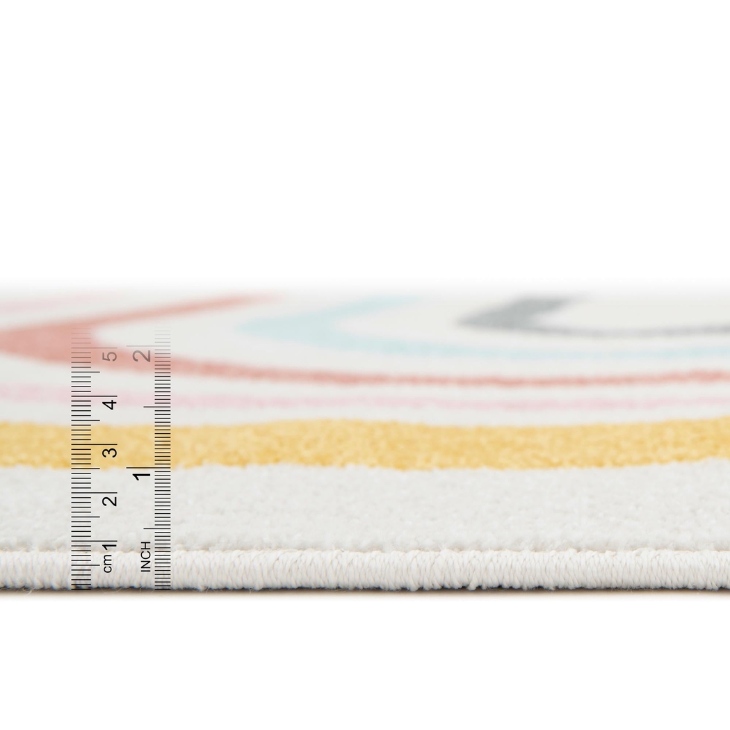 Kids Smileworth Multi 6'1 x 9' Rug - Thumbnail - Image 4