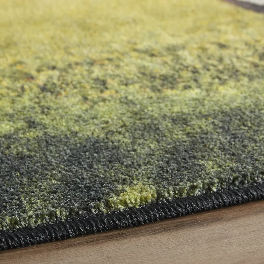 Kids Soccer Practice Green 5' x 8' Rug - Thumbnail - Image 3