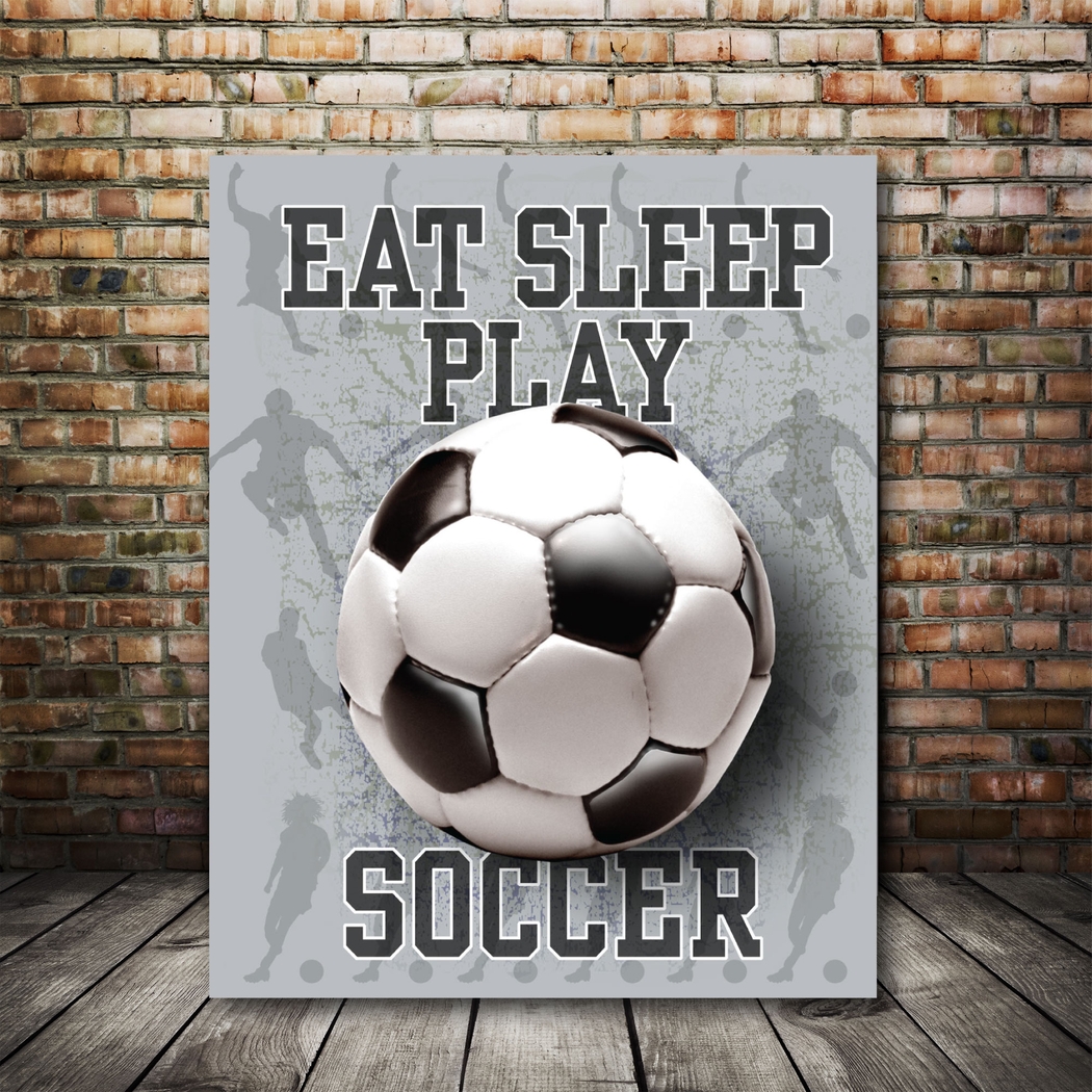 Kids Soccer Rave Gray Artwork - Thumbnail - Image 2