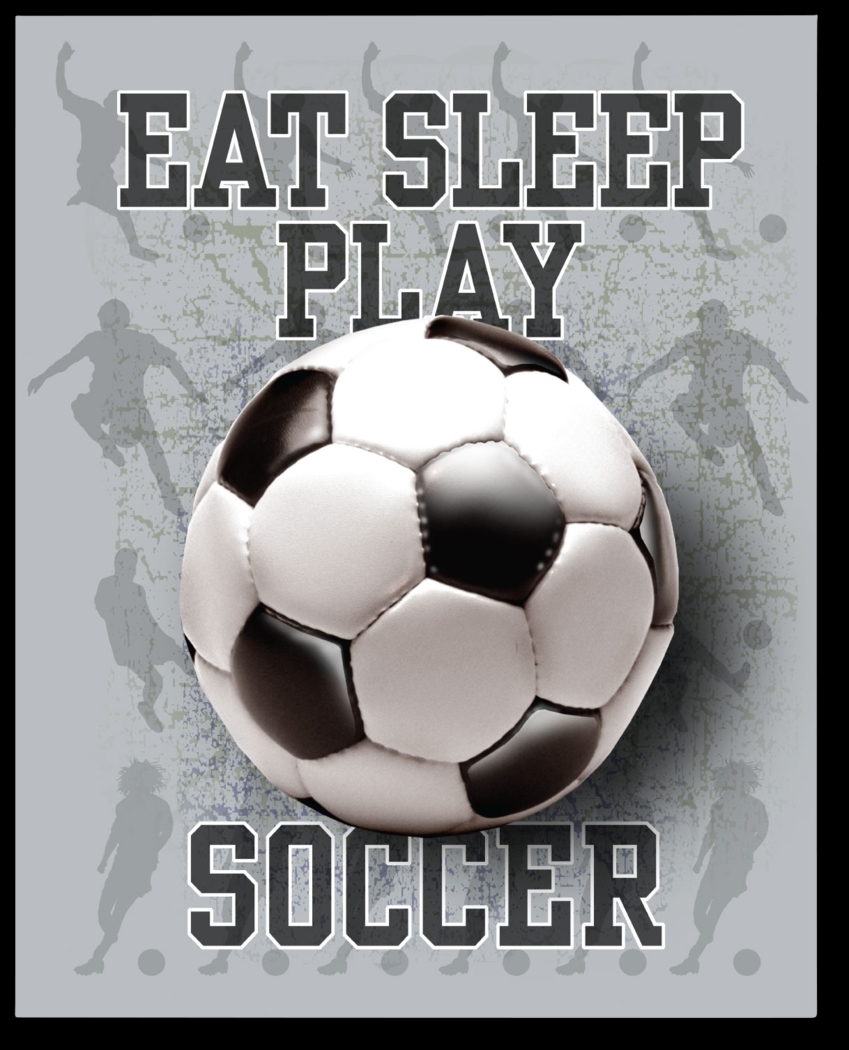 Kids Soccer Rave Gray Artwork - Thumbnail - Image 1