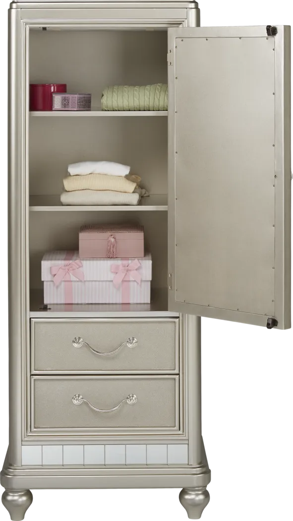 Kids Petit Paris Silver Armoire - Thumbnail - Image 2