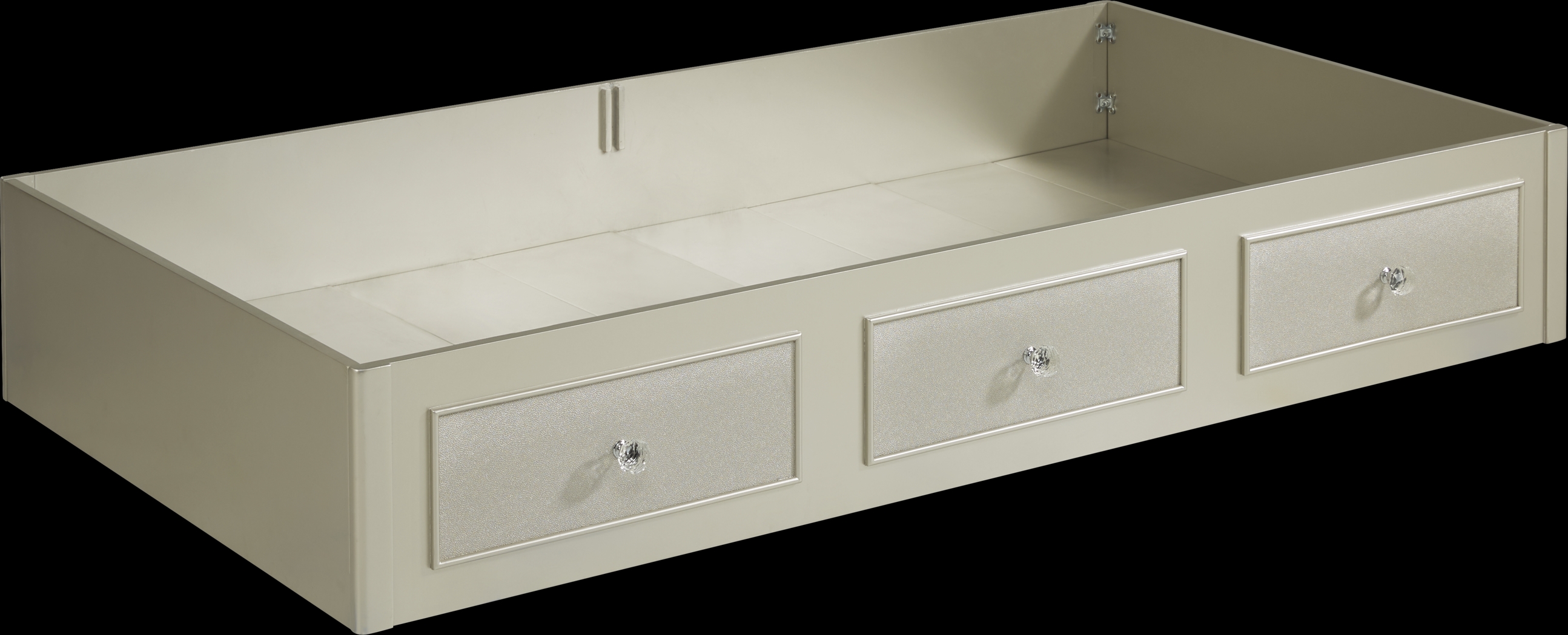 Kids Petit Paris Silver Twin Storage Trundle - Thumbnail - Image 3