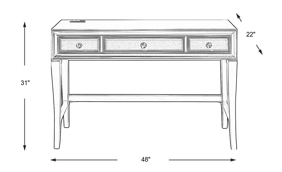 Dimension Image. Please refer to the Dimension Tab on this page for dimension details.