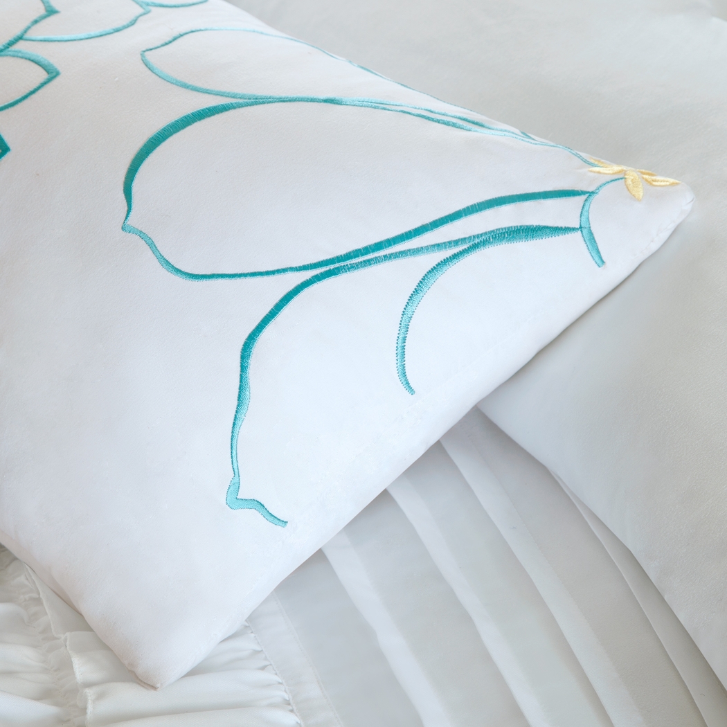 Kids Soft Waterfall White 4 Pc Twin Comforter Set - Thumbnail - Image 2