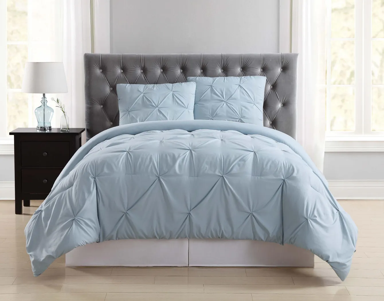 Kids Soft Waves Light Blue Twin Comforter Set - Thumbnail - Image 1